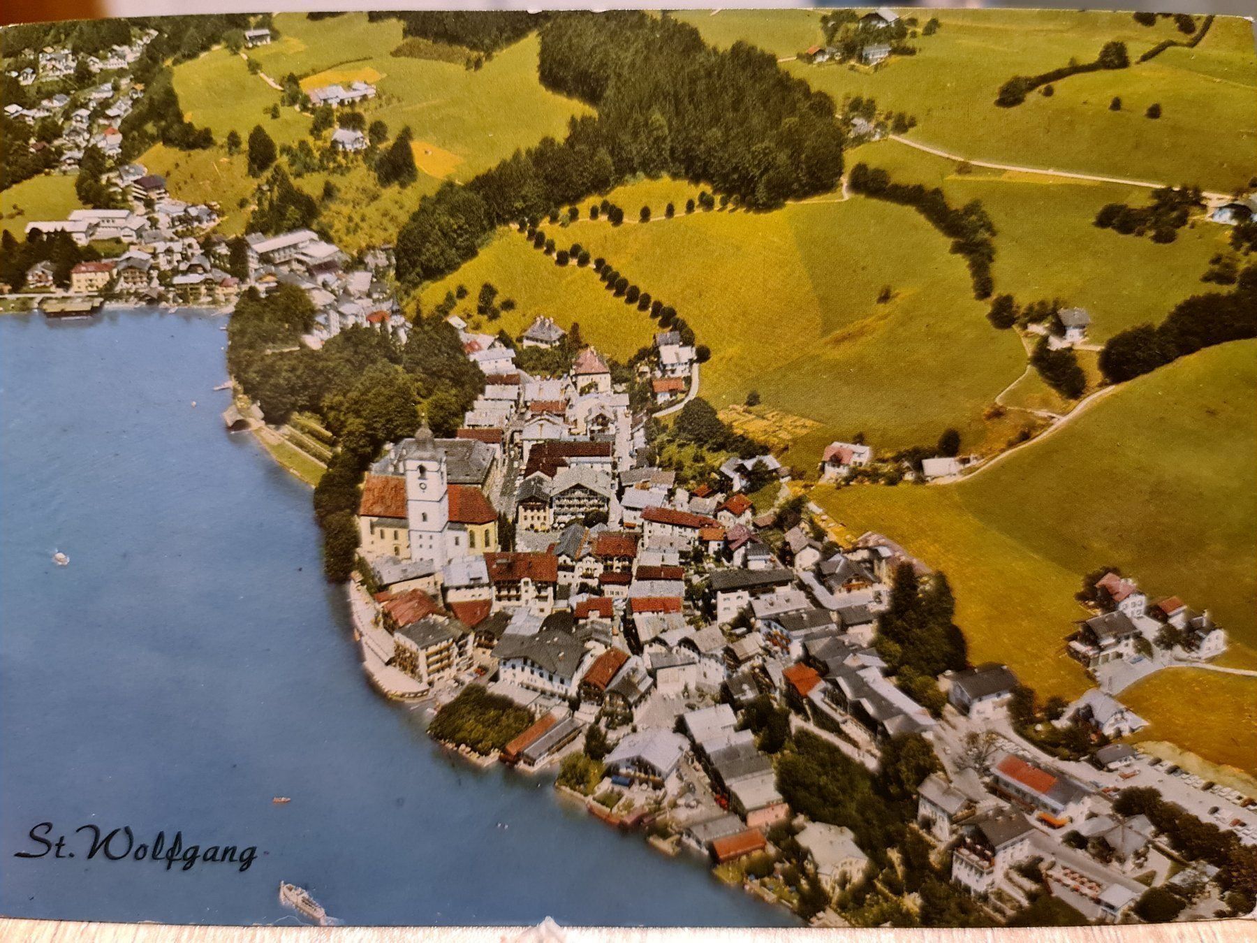 Cartoline postali: Ansichtskarte St.Wolfgang Österreich – Usato da Dintikon venduto da Vexi
