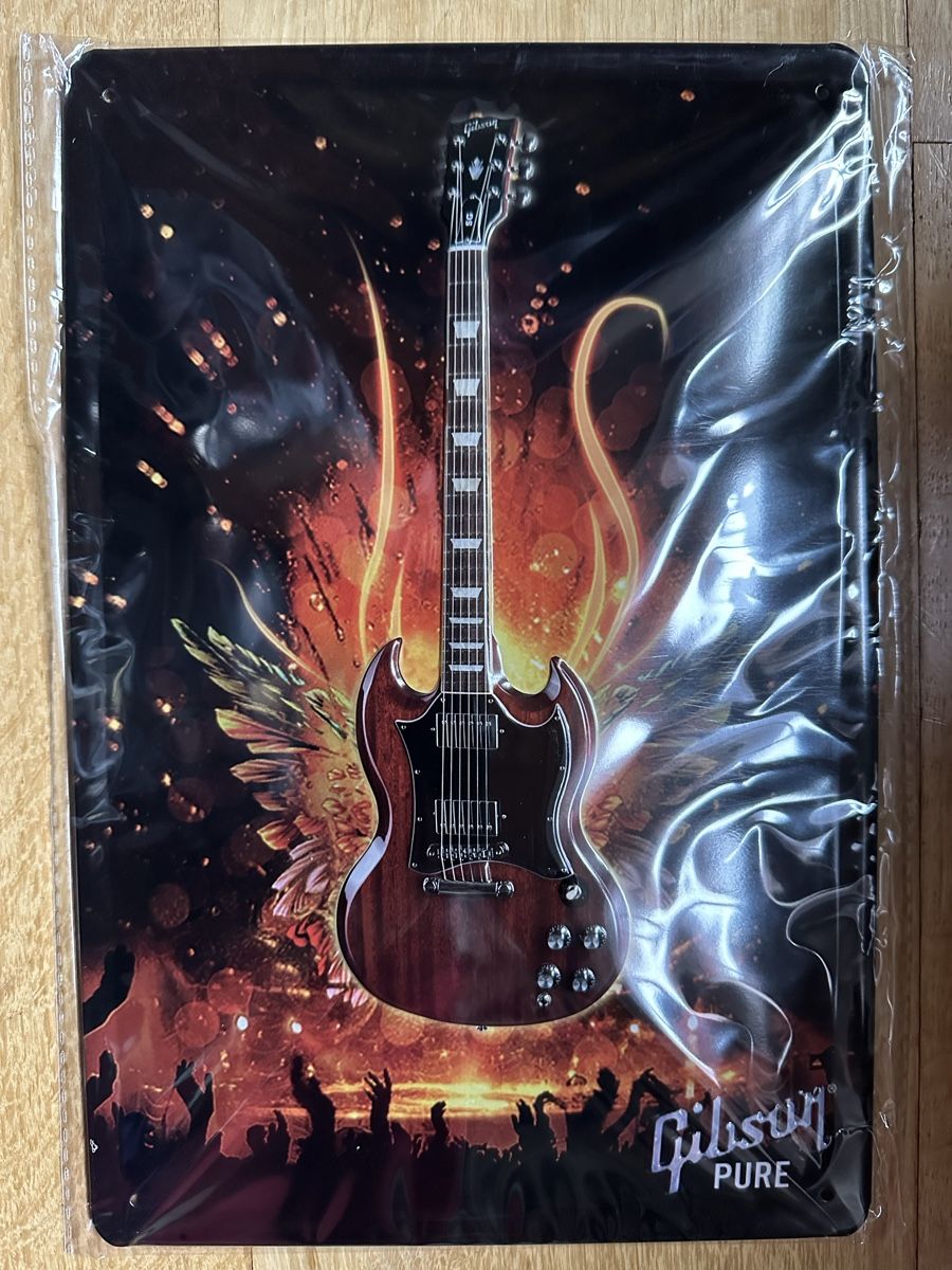 Insegne: Gibson Gitarre musik  – Nuovo (secondo la descrizione) da Reinach AG venduto da rares75