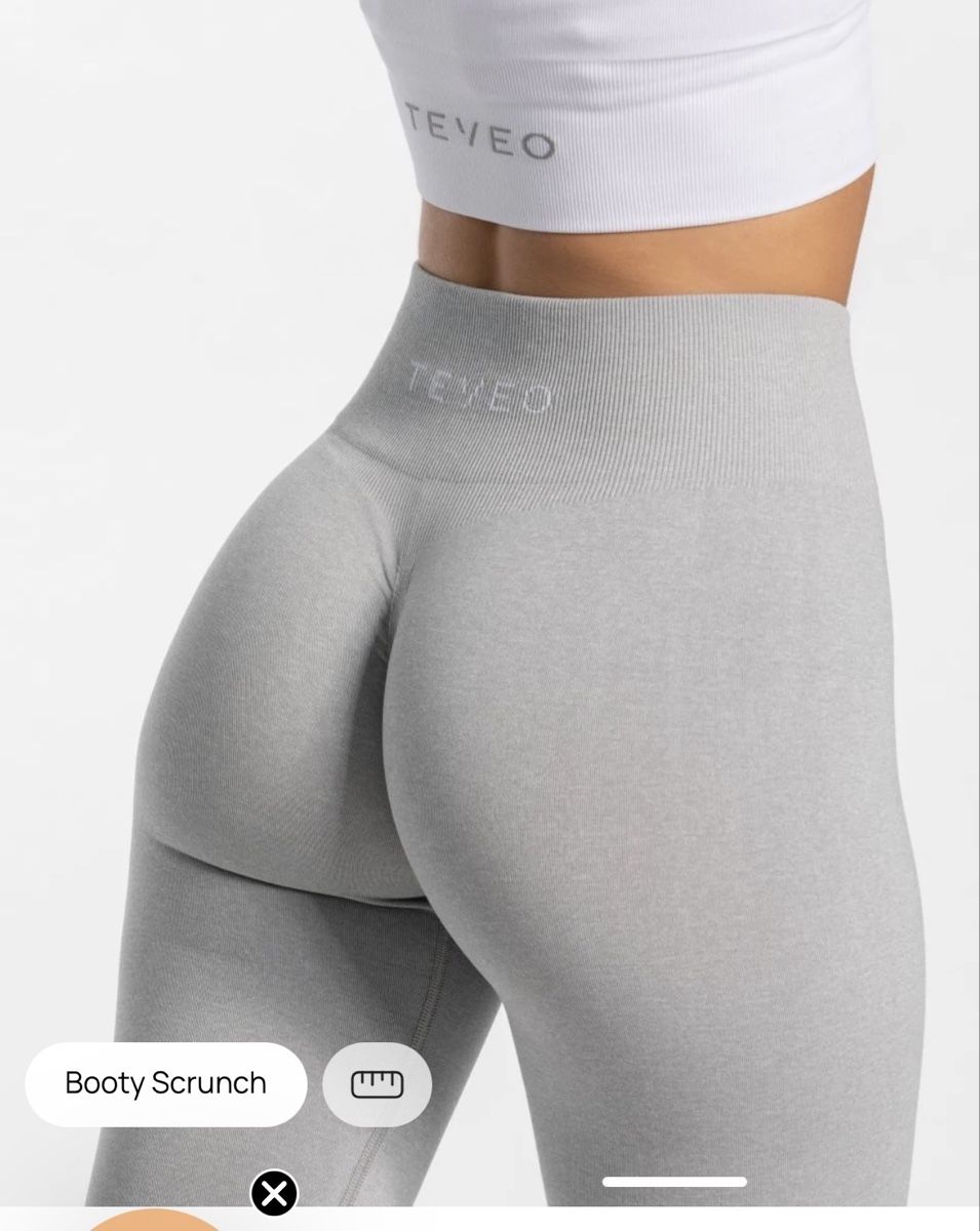 Teveo Leggings: Timeless Scrunch Leggings "Hellgrau" Grösse XS – Neu (gemäss Beschreibung) aus Zürich von milenaxx 1