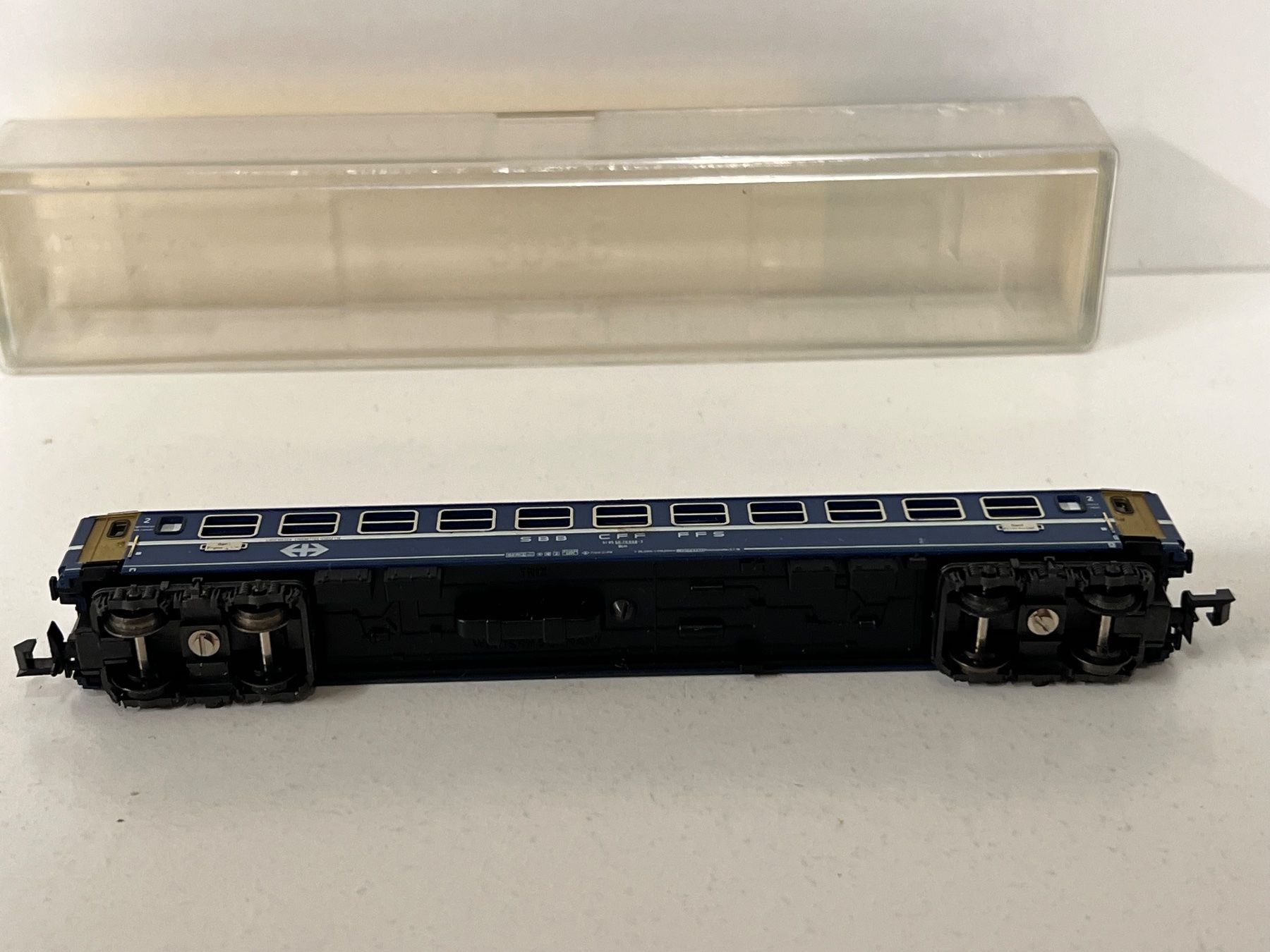 Trix Modellini di ferrovie: Minitrix Spur N SBB Personenwagen 2.Kl. – Usato da Geroldswil venduto da TopTrain54 5