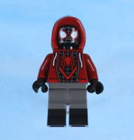 LEGO Minifigur Spider-Man (Miles Morales) - Dark Red Hood