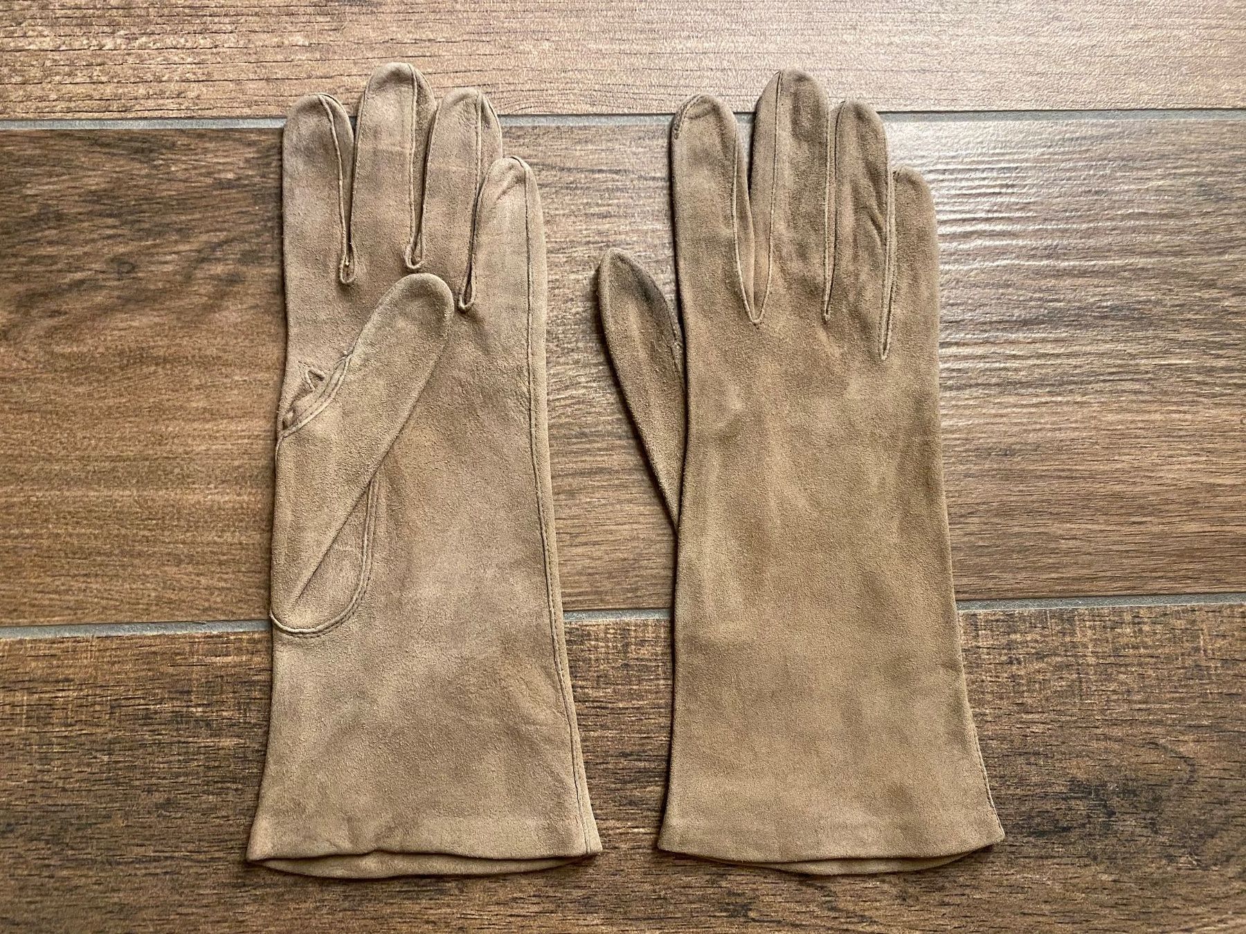 Guanti & manicotti: Lederhandschuhe braun Gr. 6¾ / 7 – Usato da Pratteln venduto da a23_j2gs