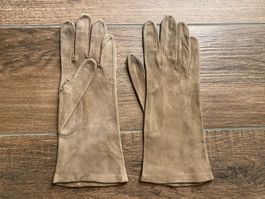 Lederhandschuhe braun Gr. 6¾ / 7