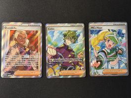 3 Pokemon Trainer Karten Quendella Colzo MCs Hype Set