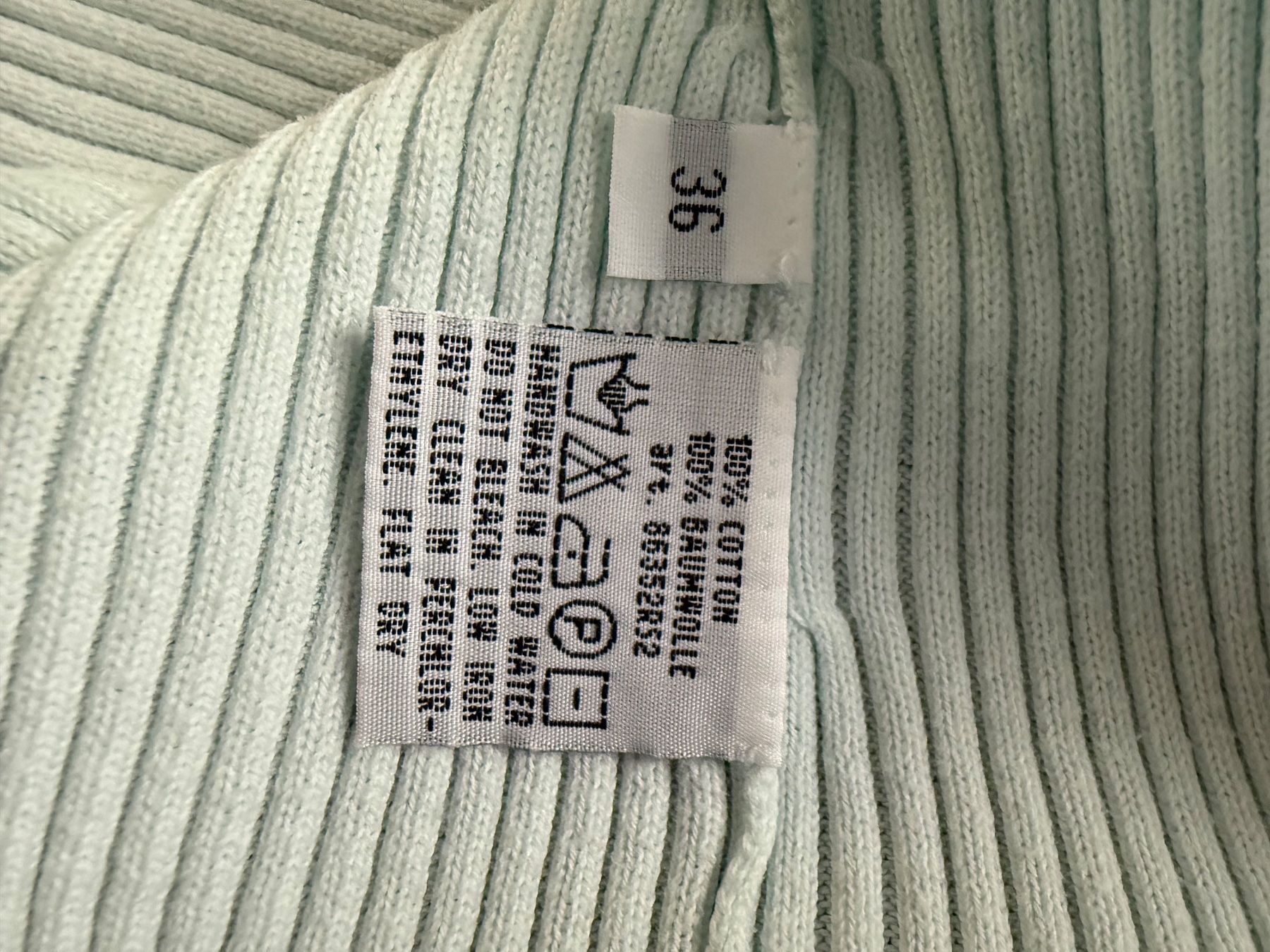 Top: Geripptes Kurzarm Top – Usato da Altendorf venduto da Ga04 3