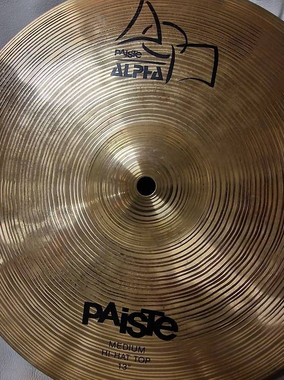 Musikinstrumente: Paiste Alpha Medium Hi-Hat 13" – Gebraucht aus Mur (Vully) FR von Bigwhite 2