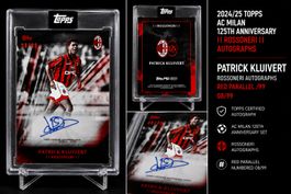 Topps Patrick Kluivert AC Milan 125th Autograph 08/99