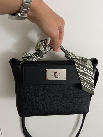 Orig. Hermes 24/24 Mini Schwarz Togo PHW 2026 orig. Rechnung