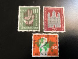 3 timbres oblit. 1956 Allemagne RFA