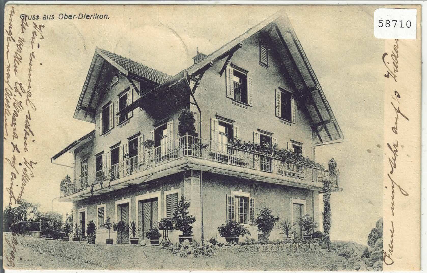 Cartoline postali: Gruss aus Ober-Dierikon – Usato da Ettingen venduto da Kartenplanet