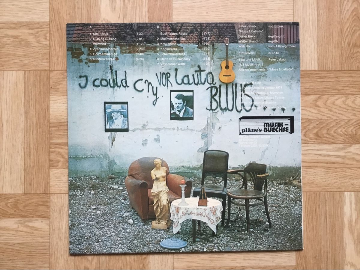 Schallplatten: Peter Jakobi / I could cry vor lauta Bluus – Gebraucht aus Kreuzlingen von Schuggerman 1