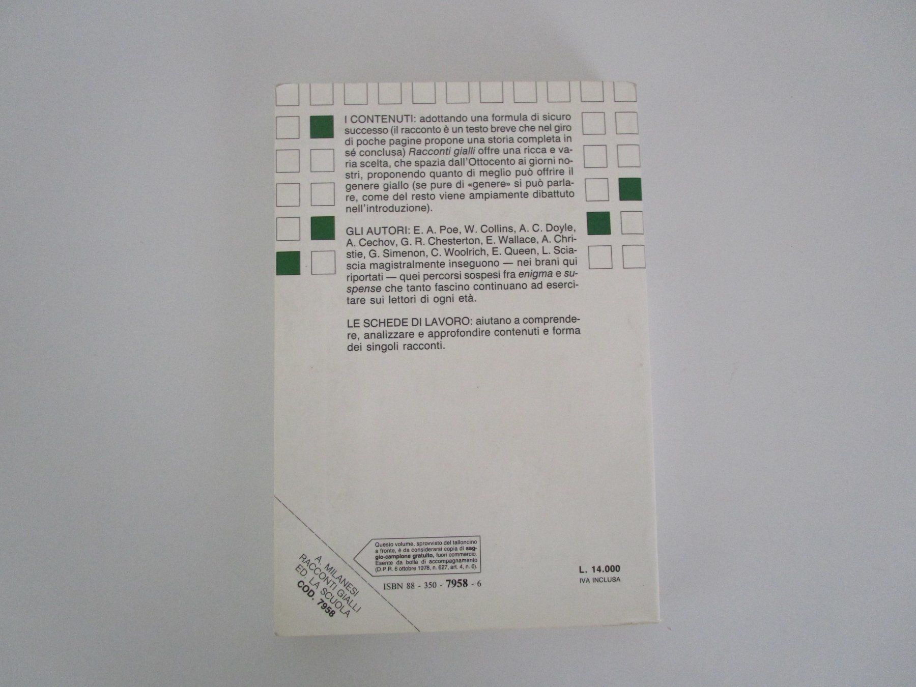 Libri: Libro: Racconti gialli – Usato da Langenthal venduto da majarose 1