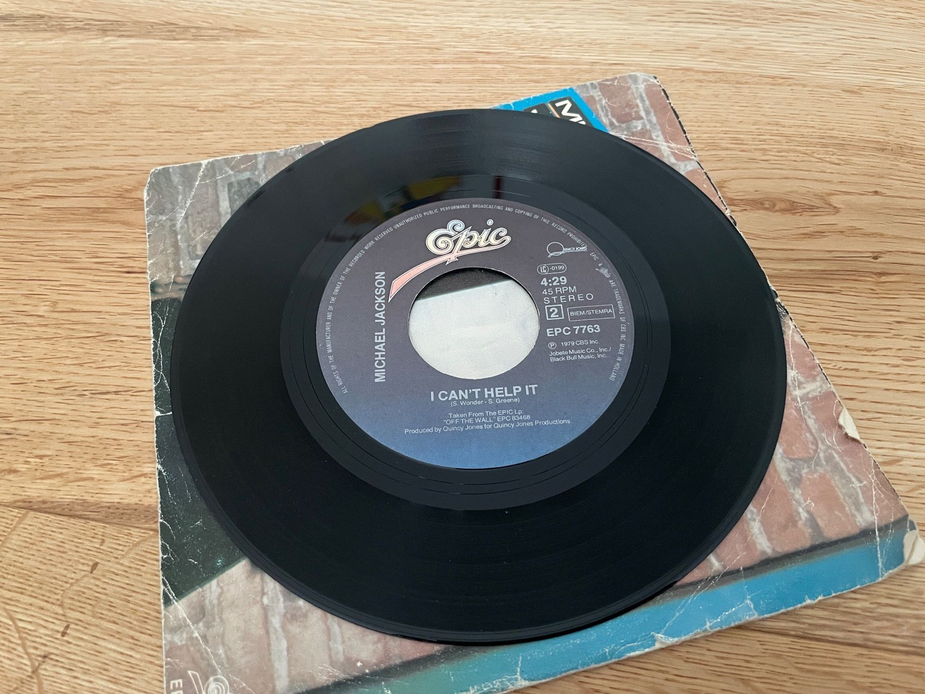 Dischi in vinile: Michael Jackson Don't Stop 'Til You Get Enough Single – Usato da Schenkon venduto da Star5 2