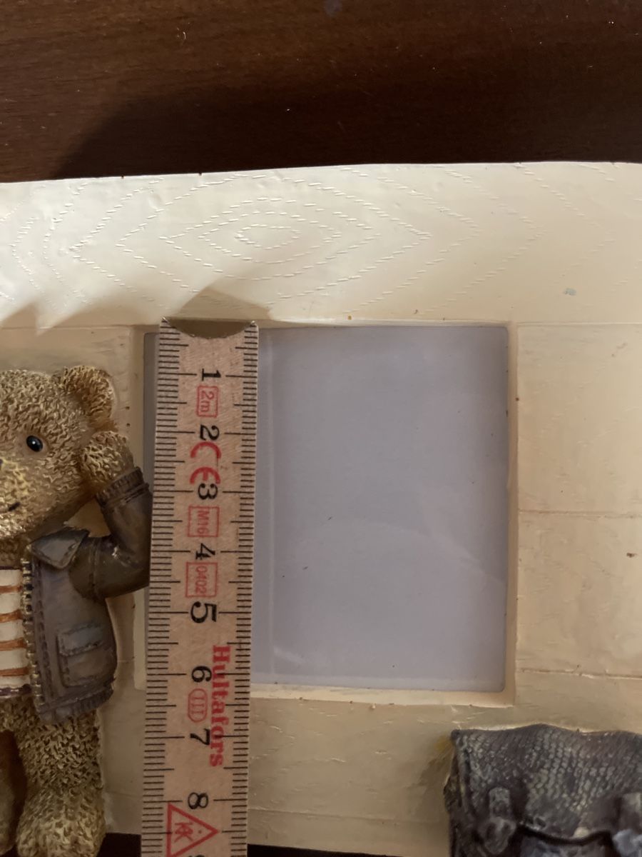 Cornici: Süsser Bilderrahmen Bär mit Tasche Deko Figur – Nuovo e nell'imballaggio originale da Schönenbuch venduto da hug_f2ny 3