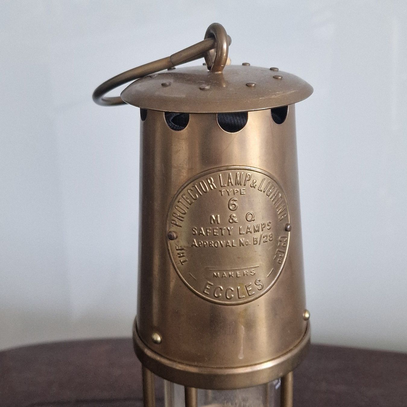 Lampade: Eccles Miners Antike Messing-Sicherheitslampe – Usato da Birr venduto da sen_sy55 4