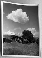 Vintage A. Pedrett, Natur, Wolken, bei Ilanz