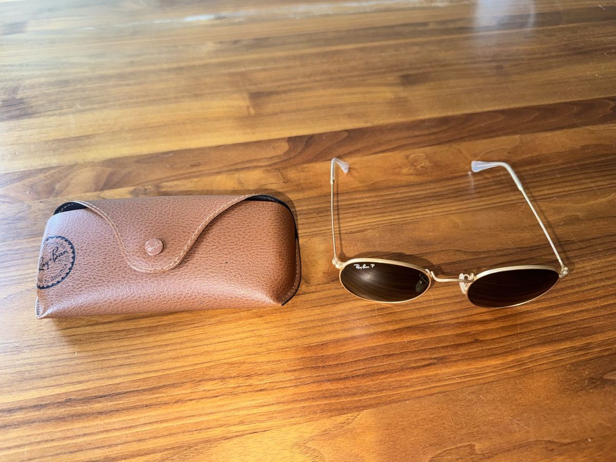 Ray-Ban Brillen & Gläser: Ray-Ban Sonnenbrille Oval Gold – Gebraucht aus Pfäffikon ZH von otlo 3