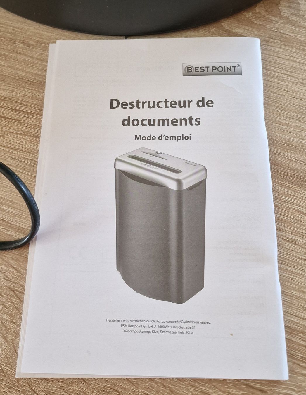 Distruggi documenti: Destructeur de documents – Nuovo (secondo la descrizione) da Bouveret venduto da Hannelor0 1