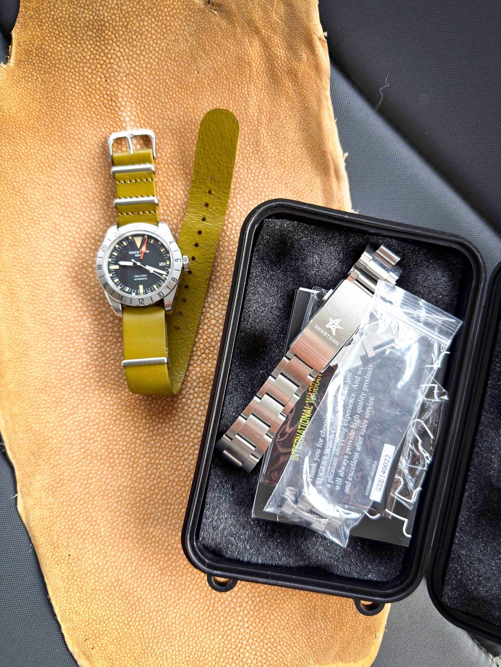Orologi: Seestern GMT Automatic – Vintage Explorer mit Abenteuergeist – Usato da Reinach AG venduto da Rousseau_J 3