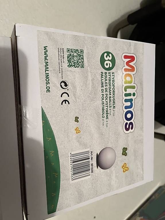 Kit bricolage: Malinos Styroporkugeln, verschiedene Grösse Durchmesser – Usato da Eschen venduto da 1sc_xgk7 2