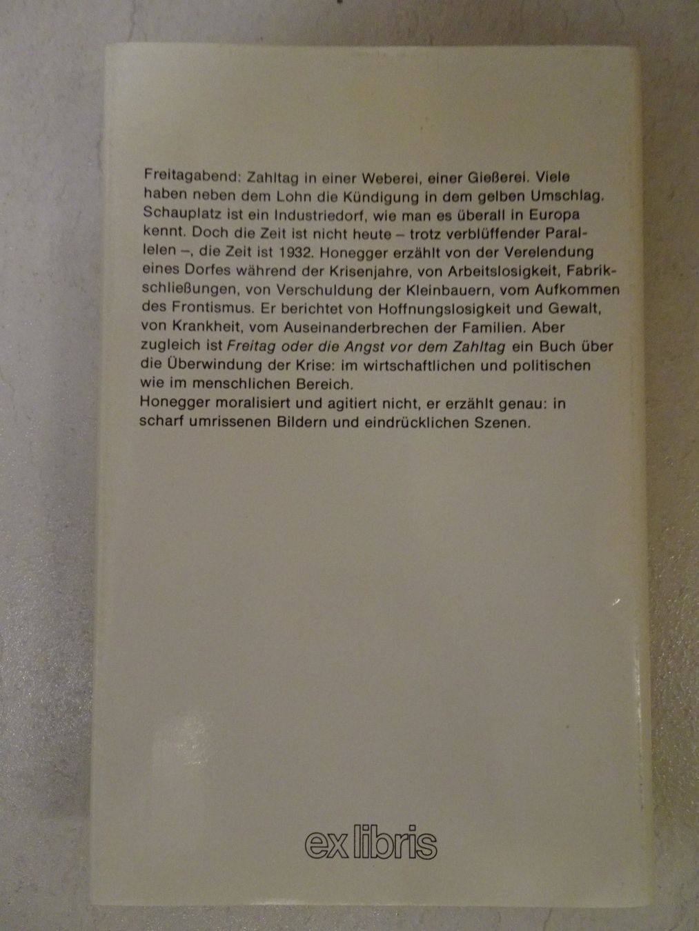 Libri: Arthur Honegger - Freitag oder die Angst vor dem Zahltag – Usato da Winkel venduto da rsuzh 2