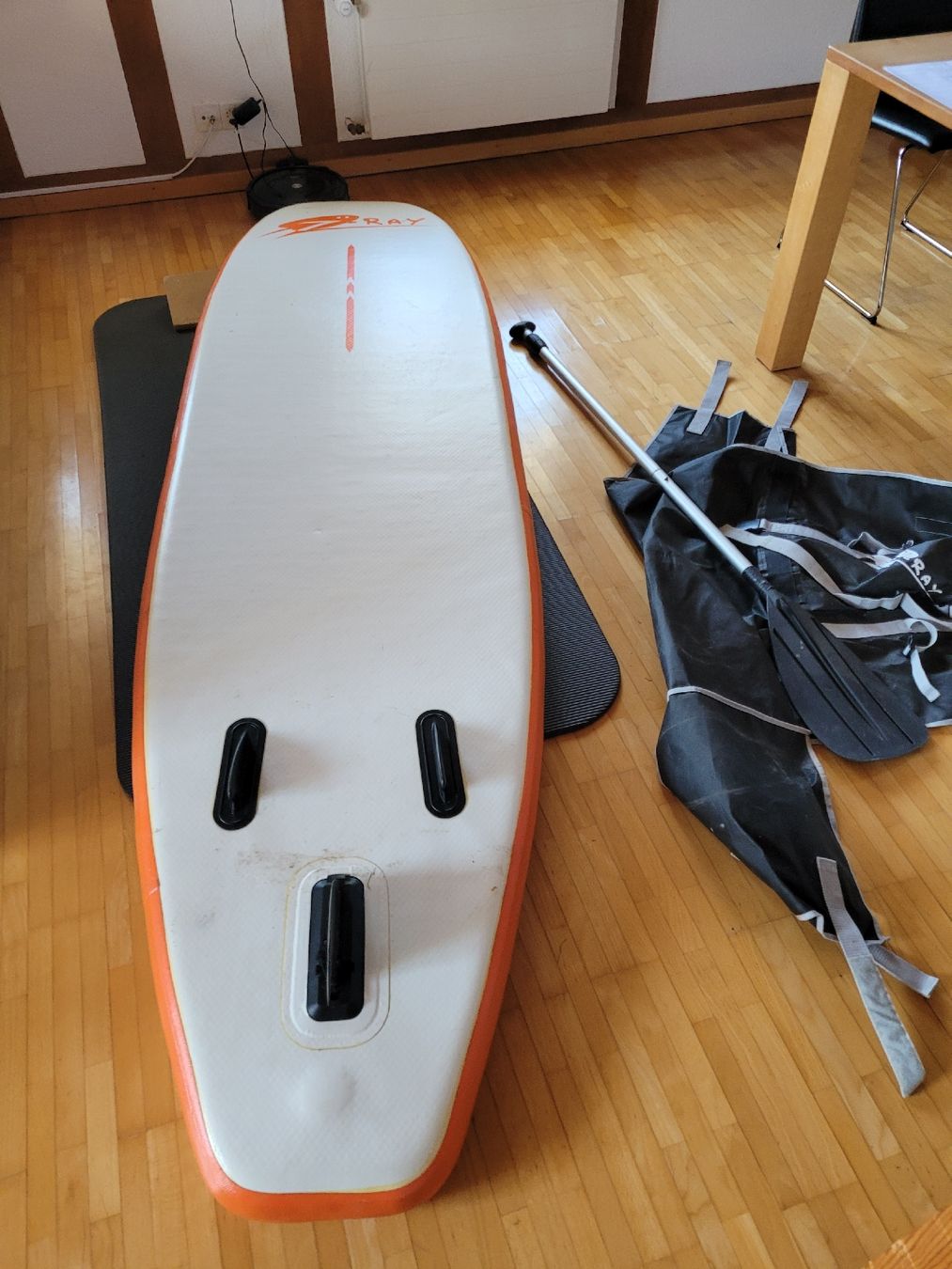 Surfboards & Schwimmbrette: Z-Ray Pathfinder S1 SUP Board Set, aufblasbar  – Gebraucht aus Hettiswil b. Hindelbank von  2