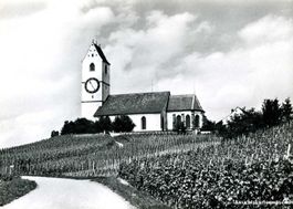 Hallau - Kirche St. Moritz + ca. 1950