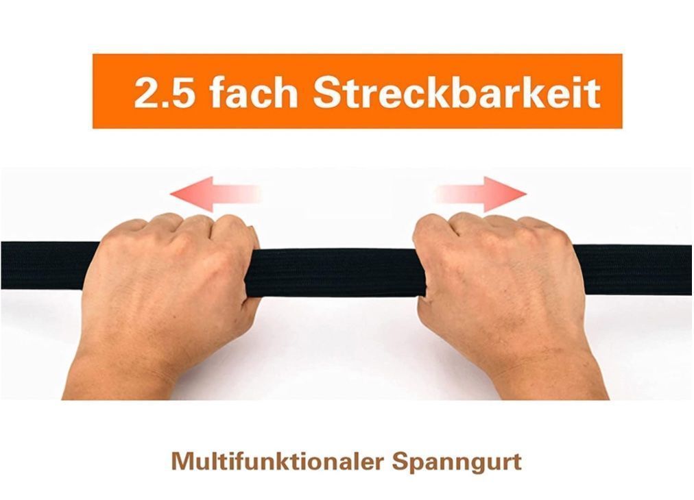 Tutti gli attrezzi: Verstellbar Spanngummi mit Haken, 2M lang – Nuovo e nell'imballaggio originale da Bülach venduto da StoreInShop.com 2