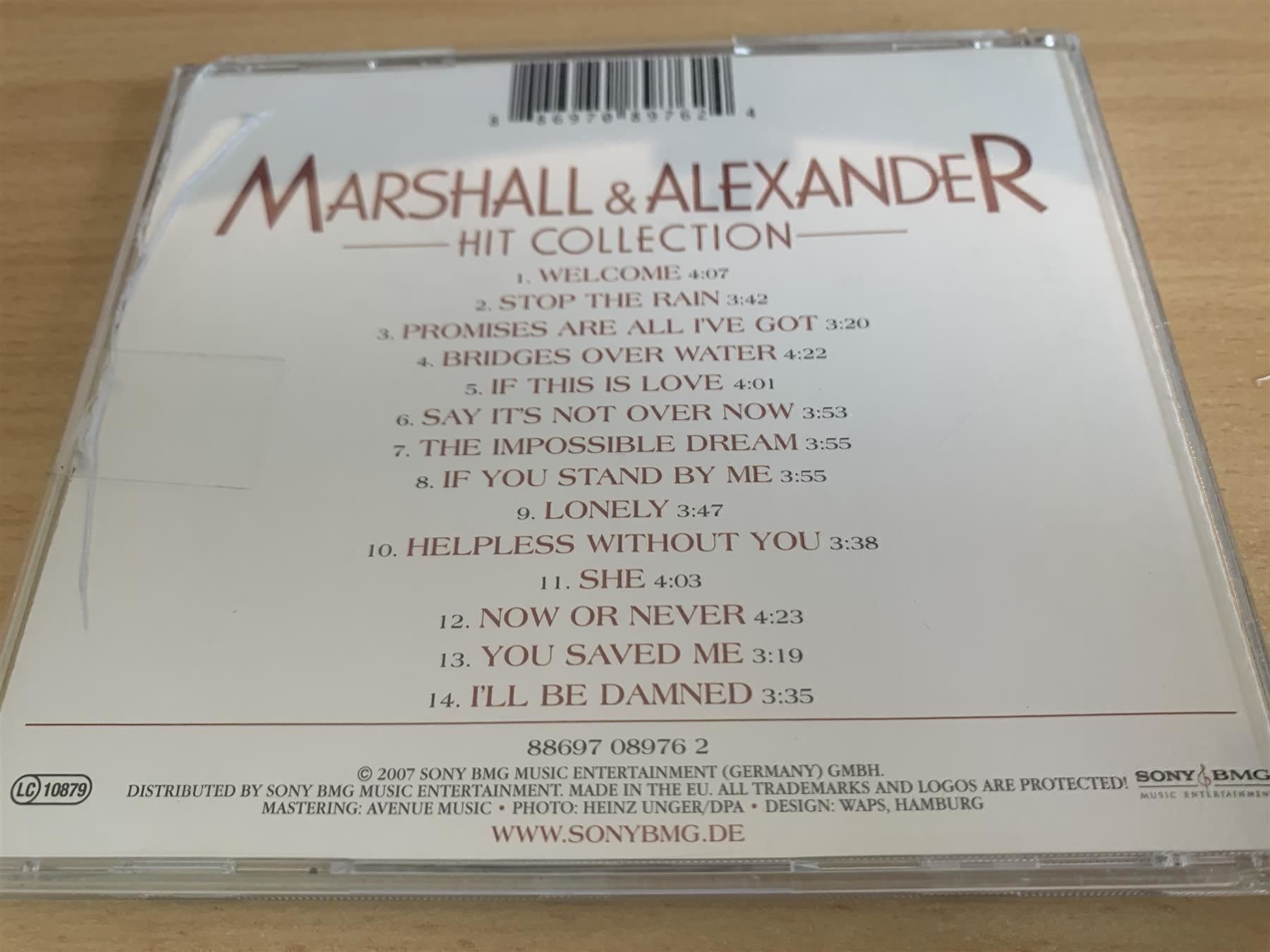 CDs: Marshall & Alexander – Hit Collection – Gebraucht aus Rikon im Tösstal von Alpenmutz 1