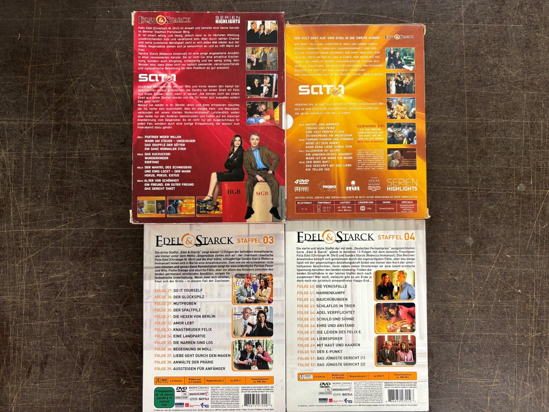 Tutti i DVDs: Edel & Starck Staffel 1, 2, 3, 4 – Usato da Basel venduto da andipfandi 1