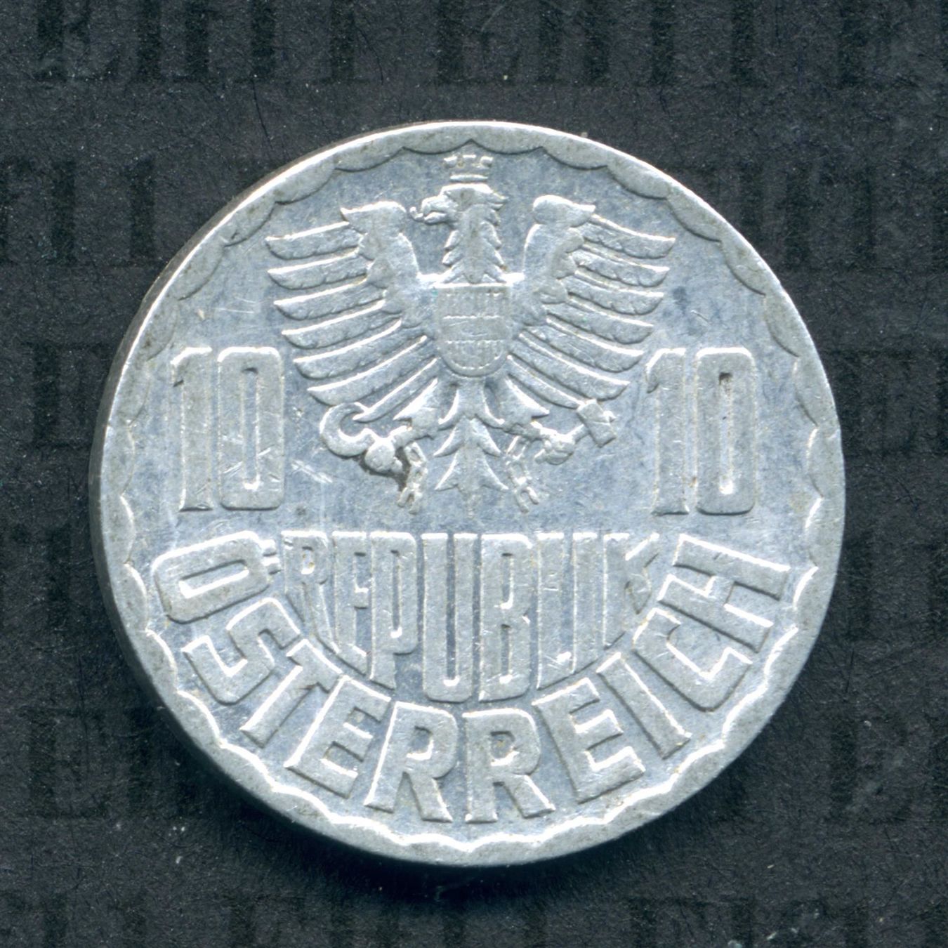 Tutti le monete: ATS___0.10 1965 ss 10 Groschen – Usato da Widnau venduto da Elf11 1