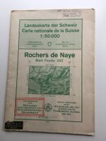 Altr Höhenkurvenkarte  ROCHERS DE NAYE