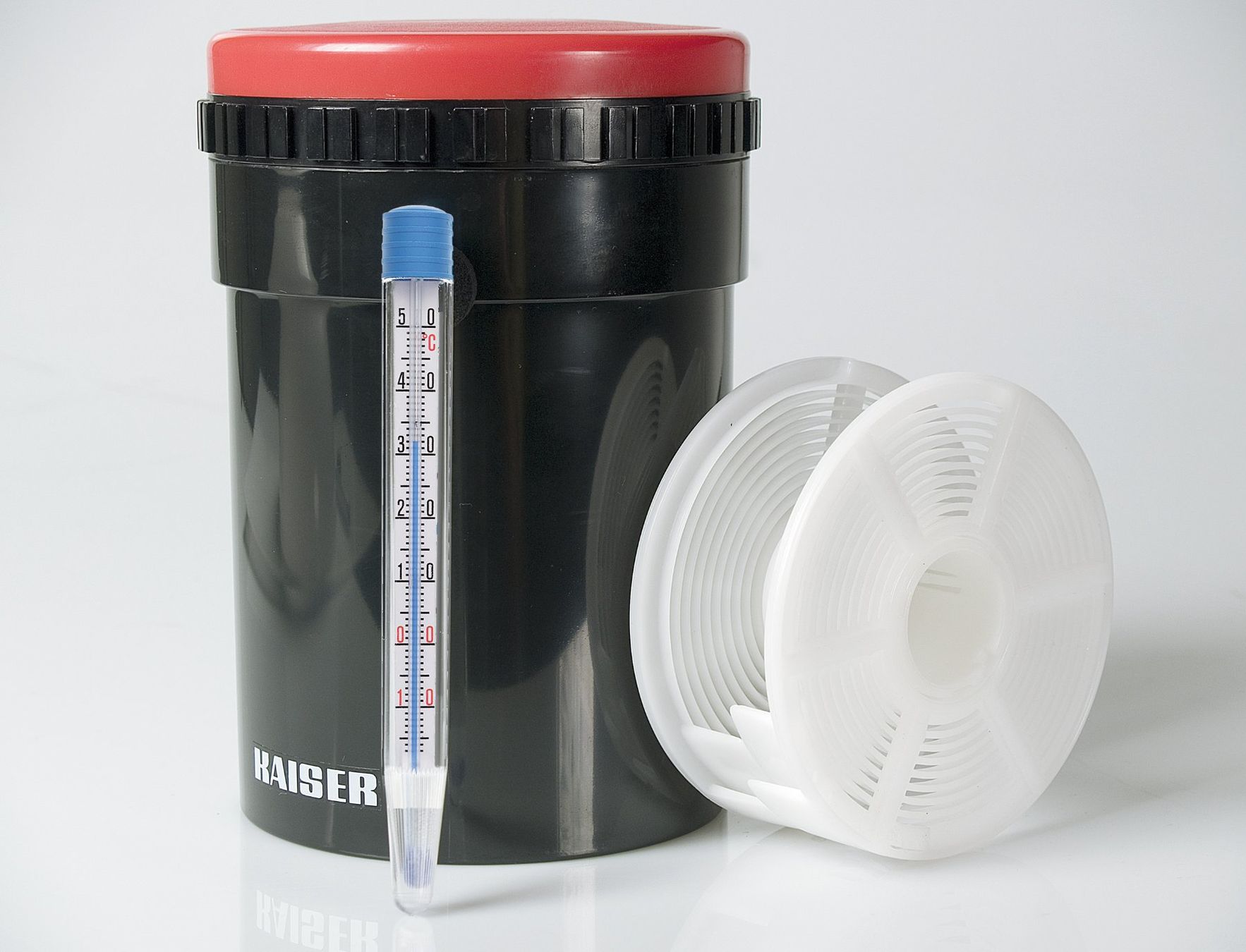 Laboratorio & Camera oscura: Kaiser Dosenthermometer aus Kunststoff – Nuovo e nell'imballaggio originale da Geuensee venduto da Fotoneo 1