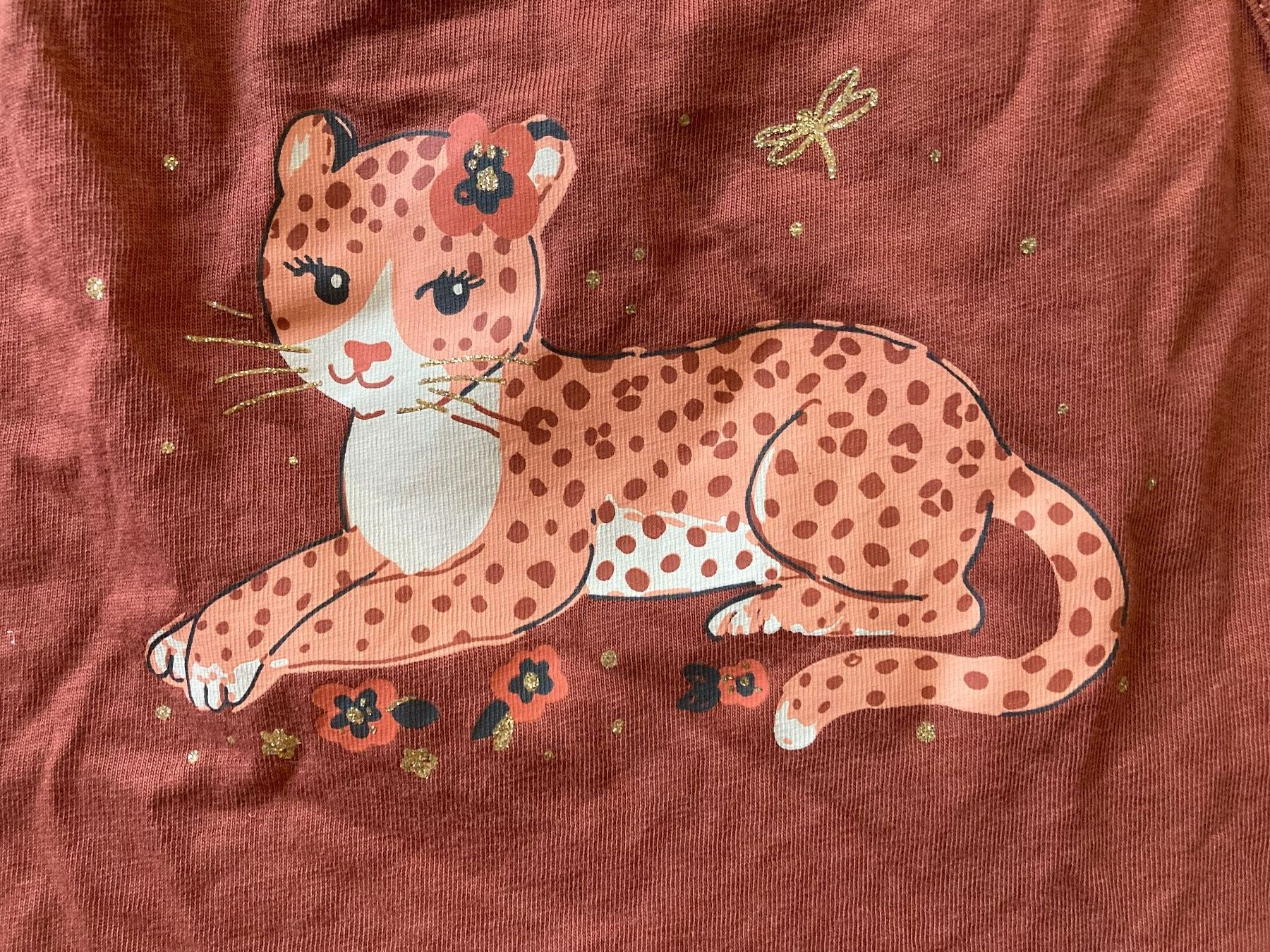 C&A Vestiti & Gonne: Röckli / Kleid Leopard, 100% BW, Gr. 134 – Usato da Aetingen venduto da Nadinsky 1