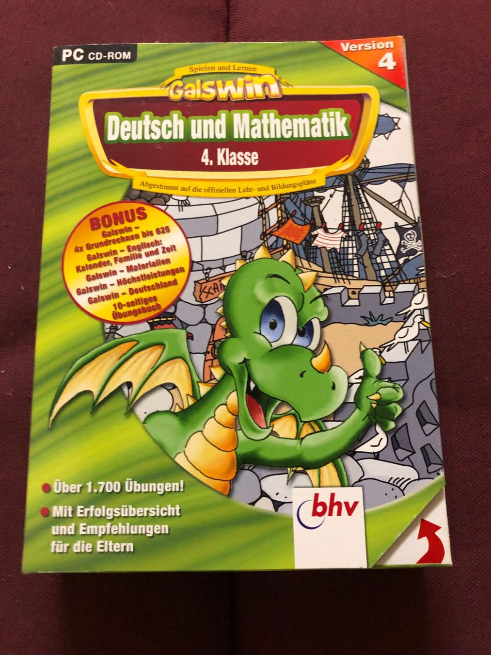 Software: Galswin Deutsch + Mathematik 4. Klasse Vers.4 - originalverp – Nuovo e nell'imballaggio originale da Niederhasli venduto da thozam
