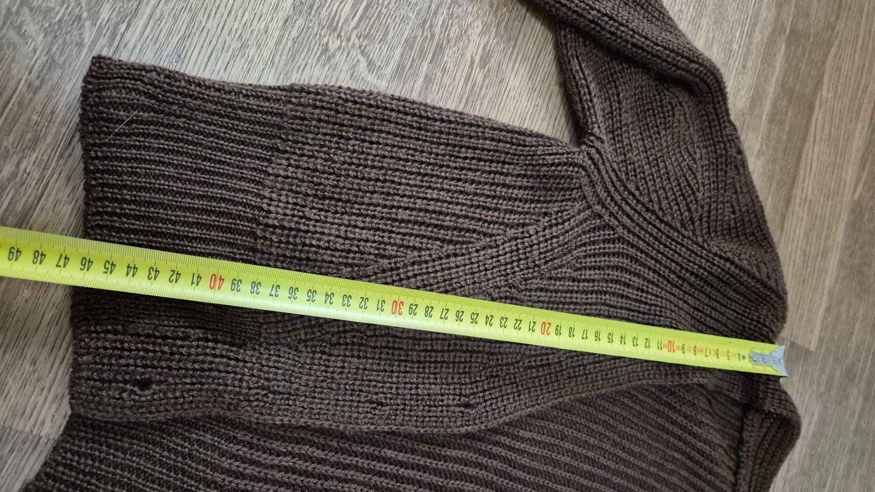 Gilet & Giacche senza maniche: Stefanel dark brown cardigan – Usato da Zürich venduto da monadiederich 3