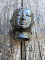 Buddha Kopf aus Metall, Antik-Look, Glücksbringer ✨