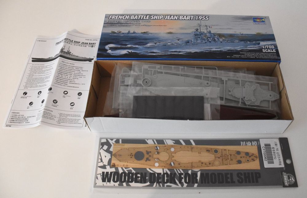 Trumpeter 1/700 : Gneisenau, Vittorio Veneto, Jean Bart. (Neu und ...