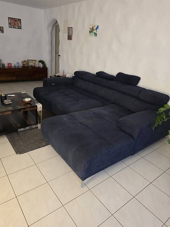 Sofas: Eckcouch zu verkaufen anthrazit Blau  – Gebraucht aus Niederglatt ZH von sma_ln6s 4