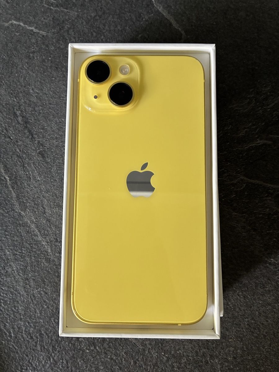 Apple Handys / Smartphones: iPhone 14 Gelb inklusive 2 Handyhüllen – Gebraucht aus Zürich von rom_qh6l 1
