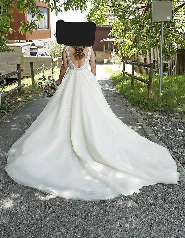 Vestiti: Hochzeitskleid Grösse 38 – Usato da Rebstein venduto da roho23 1