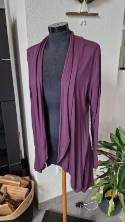Leichte Shirt-Jacke in modischem Violett