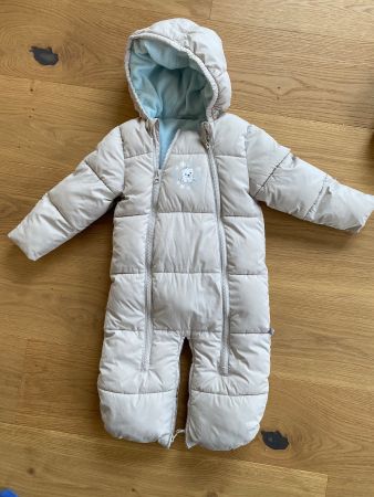 Praktischer Winteroverall Schneeanzug für die Kleinen Gr 74
