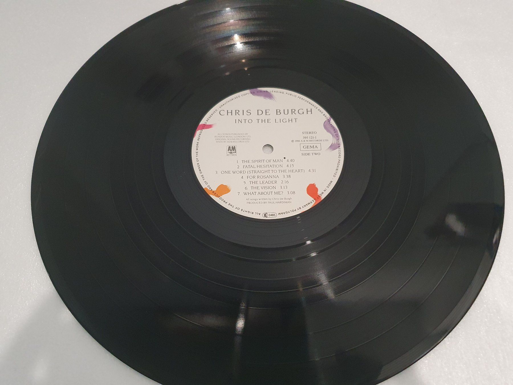 Dischi in vinile: Chris de Burgh – Into The Light – Usato da Uster venduto da Vinyl-Leidenschaft 5