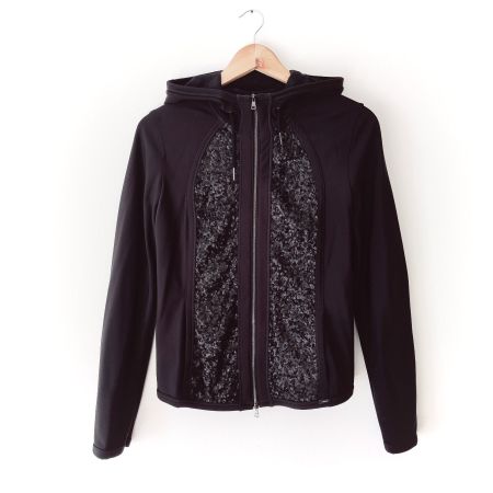 MARC CAIN sportlich elegante Fleece Cardigan Jacke Gr.N2/36