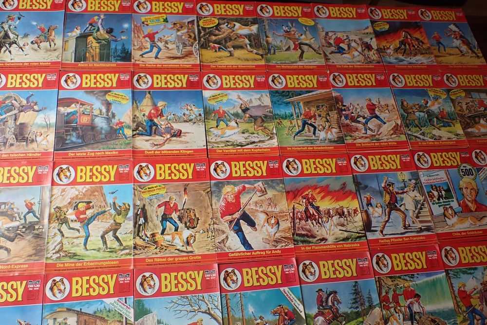 34 alte BESSY Comic Hefte BASTEI Verlag ab 1965 (Gebraucht) in ...