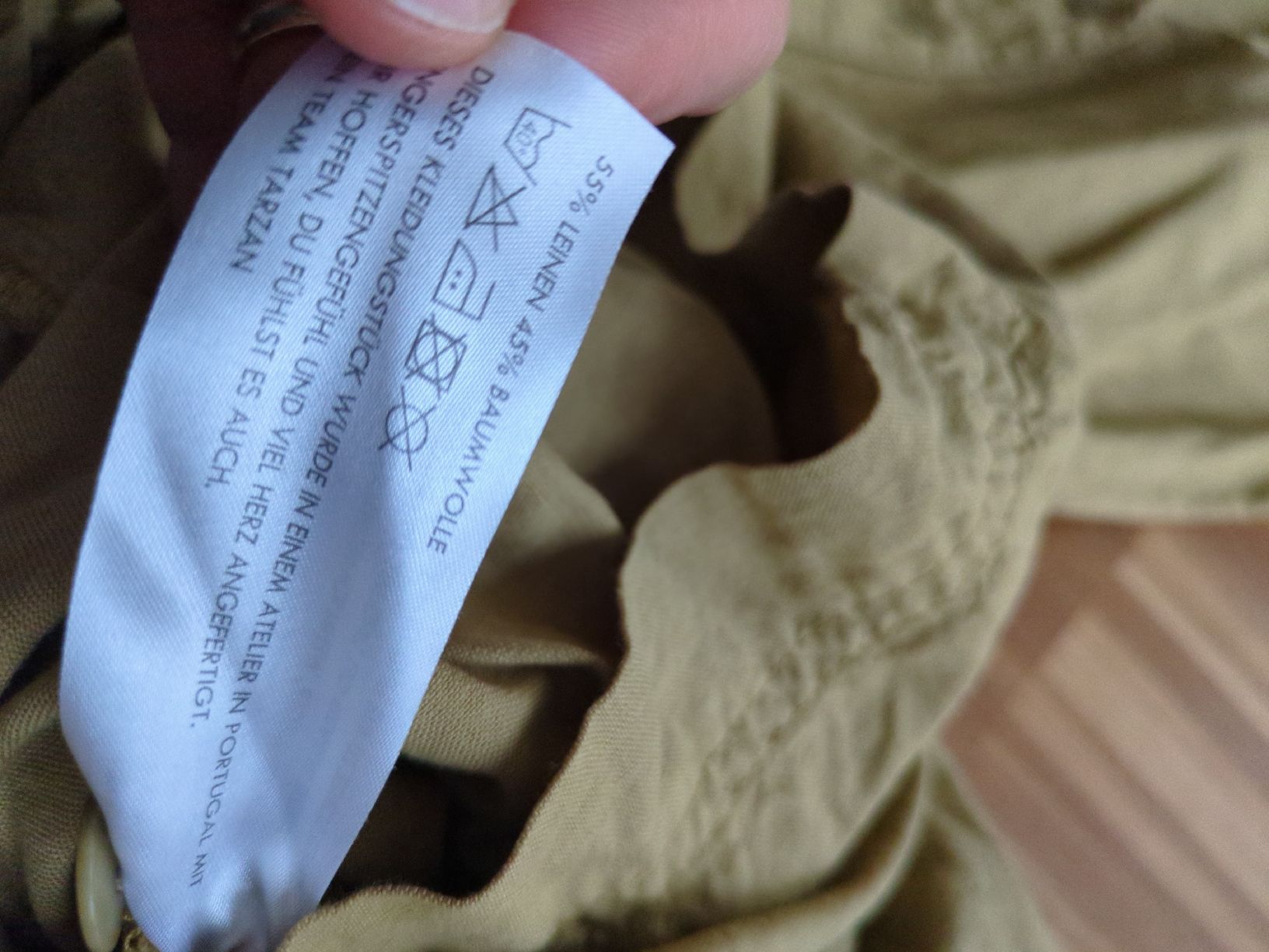 Tute: Tarzan Jumpsuit aus Leinen-Mix, Gr. S – Usato da Basel venduto da Blumenwiese2 2