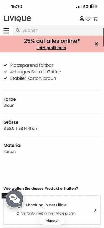 Kartons: 11 Umzugskartons 58cm – Gebraucht aus Zürich von Nia_S