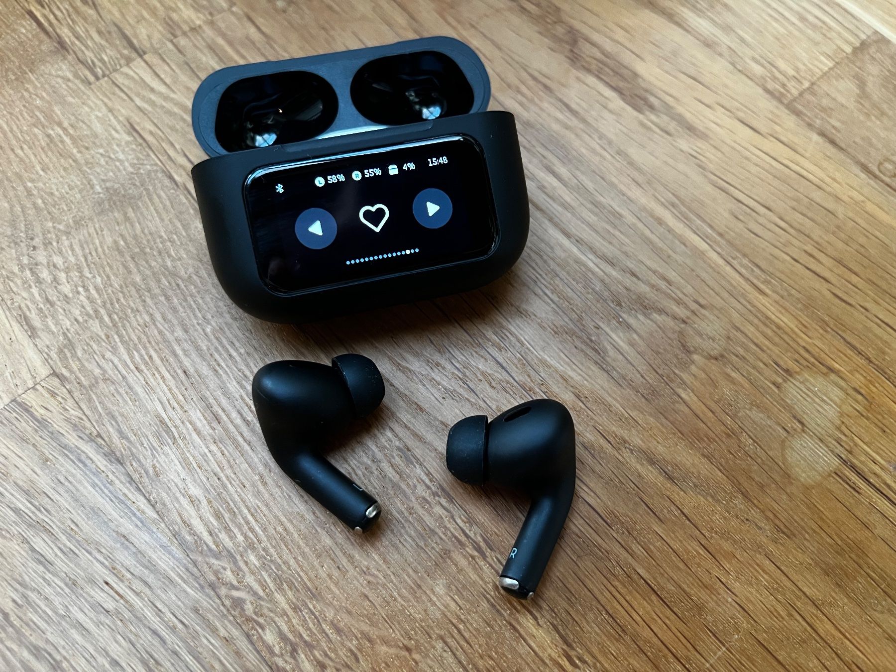 Cuffie: Matt Schwarz Buds mit Display & Noise Cancelling – Nuovo e nell'imballaggio originale da Winterthur venduto da AlienStore 8