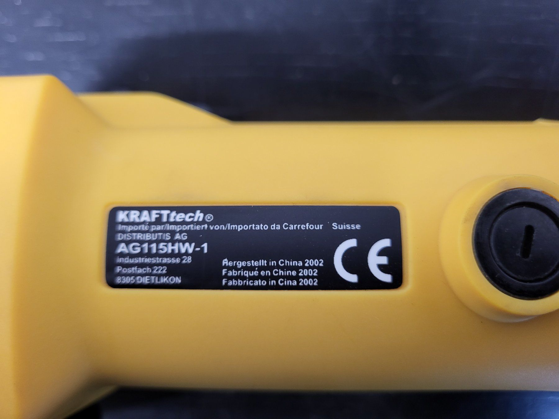 Schleifen & Polieren: Winkelscheifer AG115HW-1 von Krafttech – Neu (gemäss Beschreibung) aus Brügg BE von POU-BELLE 6